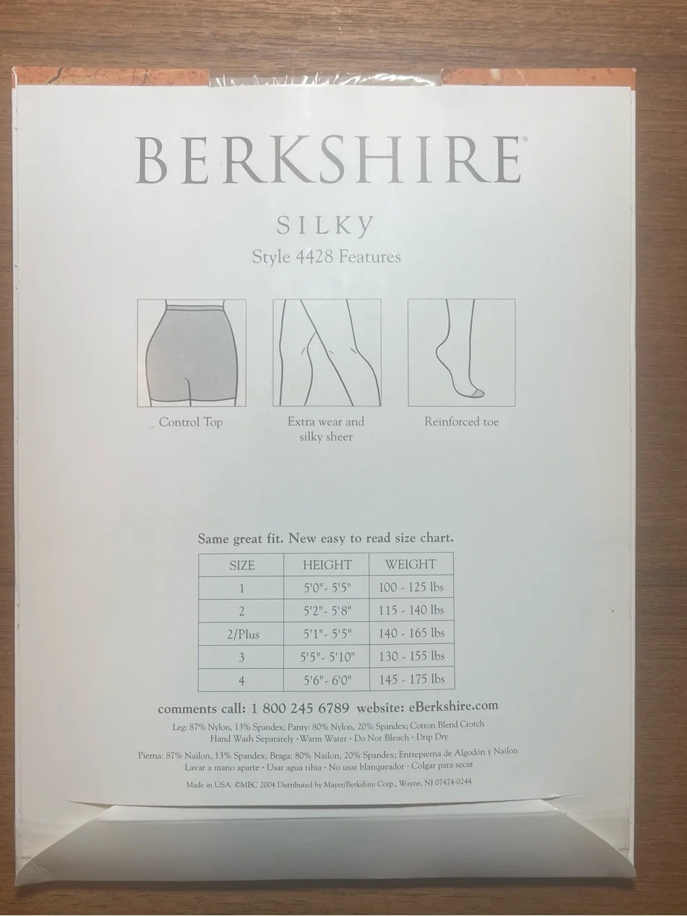 Berkshire Silky Sheer Leg Control Top in Linen (tan, cream)